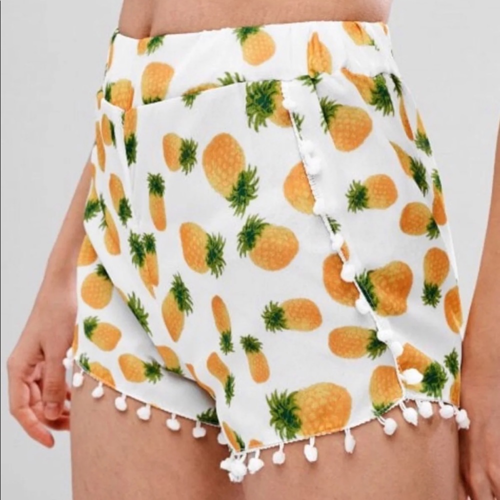 Pineapple beach shorts